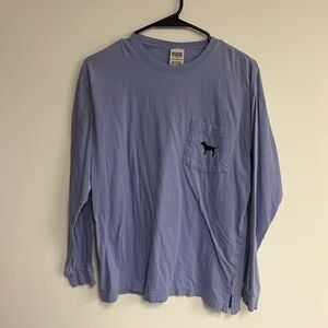SOLD PINK Victoria's Secret Purple Long Sleeve Tee